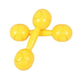 2 Pairs - Smiling Face Kids Toy Plastic Dumbbell - Dance/Gymnastics/Games