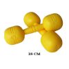 2 Pair Kids Toy Dumbbell with Sand/Plastic Dumbbell for Morning Exercises/Yellow