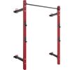 Wall Mounted Folding Squat Rack - Folding Squat Power Rack for 1000lbs capacity with Pull Up Bar and J Cups, Space Saving Home Gym Equipment