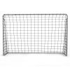 6.55FT Football Goal with Field Ropes, Galvanized Pipe-Including Two Football-Goal for Kids and Adults,Silver