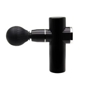 New Mini Vibrating Electric Fascia Gun Muscle Relaxation Massage (Option: Black-usb)