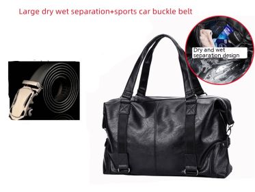 Men's And Women's Wet And Dry Separation Portable Large Capacity Travel Bag (Option: L-4Style)