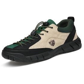 Outdoor Casual Sneaker Mountain Climbing Shoes (Option: Gray Green-35)