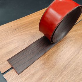 Floor Transition Cover Strip Self-adhesive Decorative Strip (Option: Black Walnut-5CM Width 100CM)