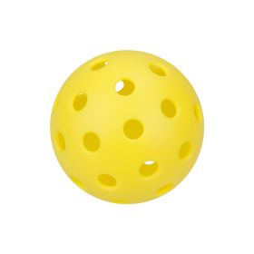 Outdoor Sports Practice Toy Hollow Ball (Color: Yellow)